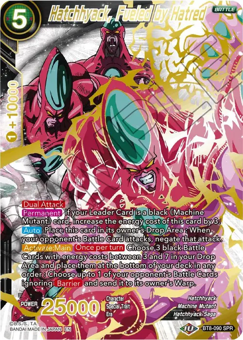 Hatchhyack, Fueled by Hatred (SPR) card art