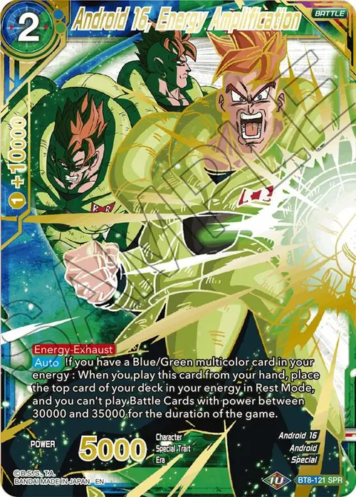 Android 16, Energy Amplification (SPR) card art