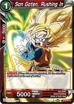 Son Goten, Rushing In card art