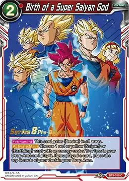 Birth of a Super Saiyan God card art