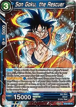 Son Goku, the Rescuer card art