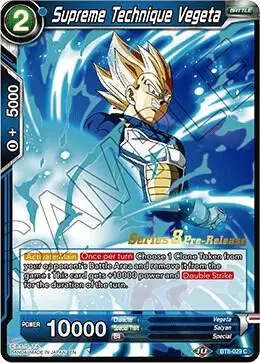 Supreme Technique Vegeta card art