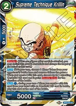 Supreme Technique Krillin card art