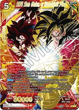 SS4 Son Goku, a Heartfelt Plea (SPR) card art