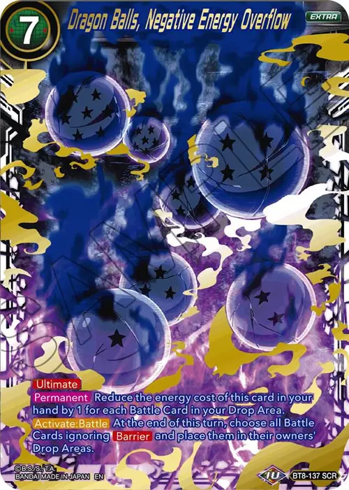 Dragon Balls, Negative Energy Overflow card art