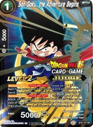 Son Goku, the Adventure Begins (Level 2) card art