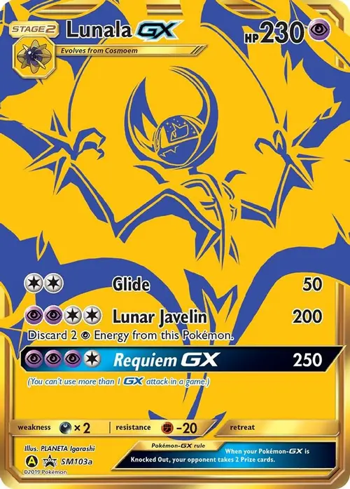 Lunala GX - SM103a card art