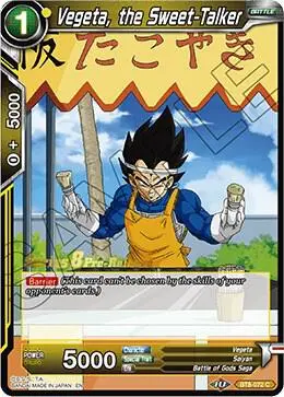 Vegeta, the Sweet-Talker card art