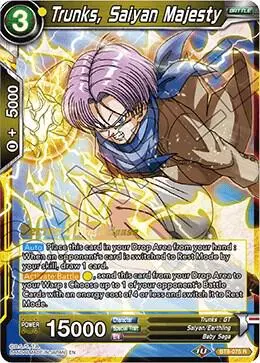 Trunks, Saiyan Majesty card art
