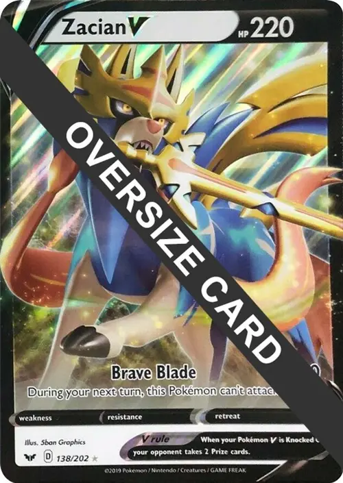 Zacian V - 138/202 card art