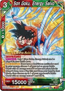 Son Goku, Energy Salvo card art