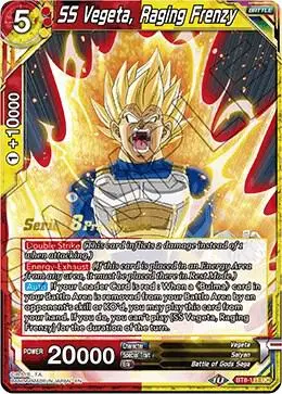 SS Vegeta, Raging Frenzy card art