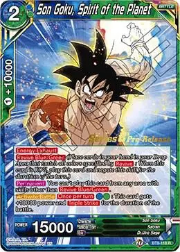 Son Goku, Spirit of the Planet card art