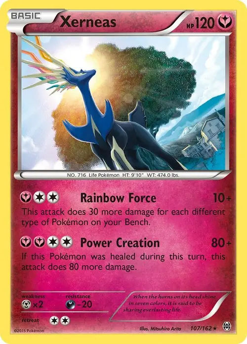Xerneas (XY BREAKthrough) card art