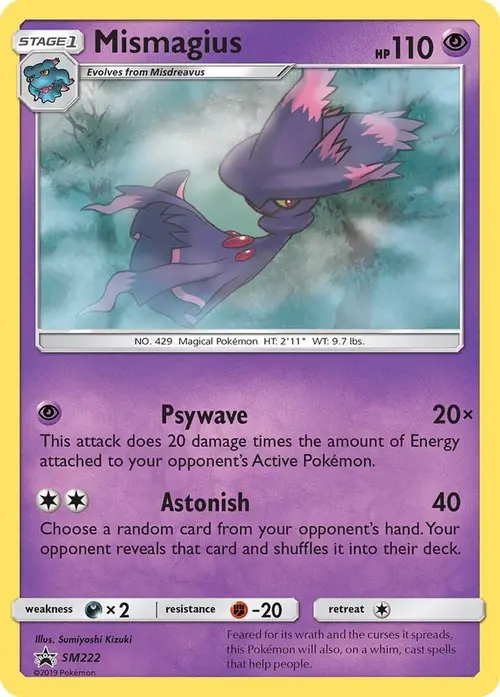 Mismagius - SM222 card art