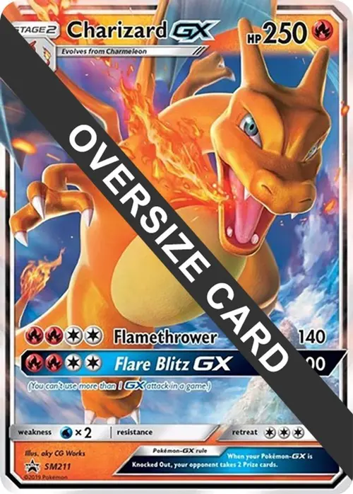 Charizard GX - SM211 (SM Black Star Promo) card art