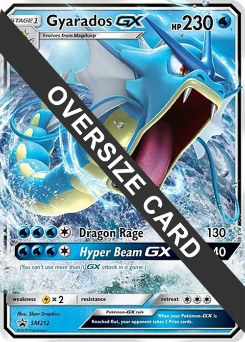 Gyarados GX - SM212 (SM Black Star Promo) card art