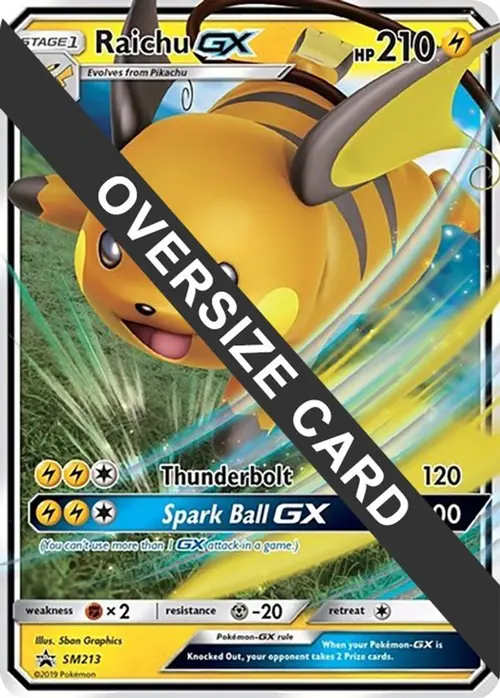 Raichu GX - SM213 card art