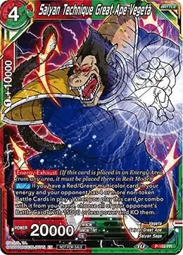 Saiyan Technique Great Ape Vegeta card art