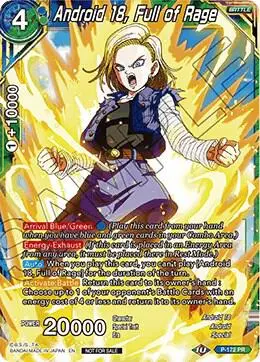 Android 18, Full of Rage card art