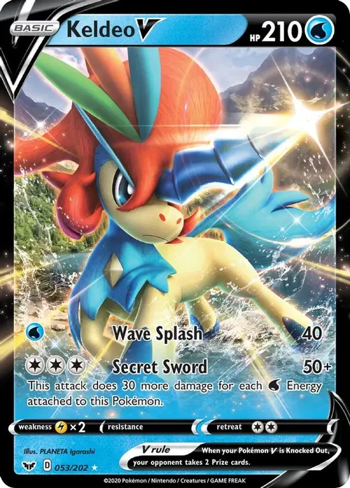 Keldeo V card art