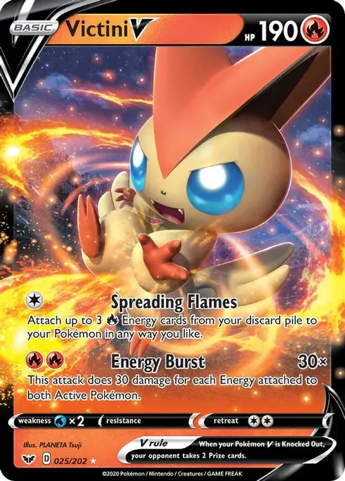 Victini V card art