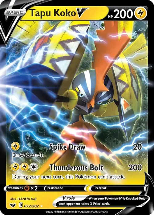 Tapu Koko V card art