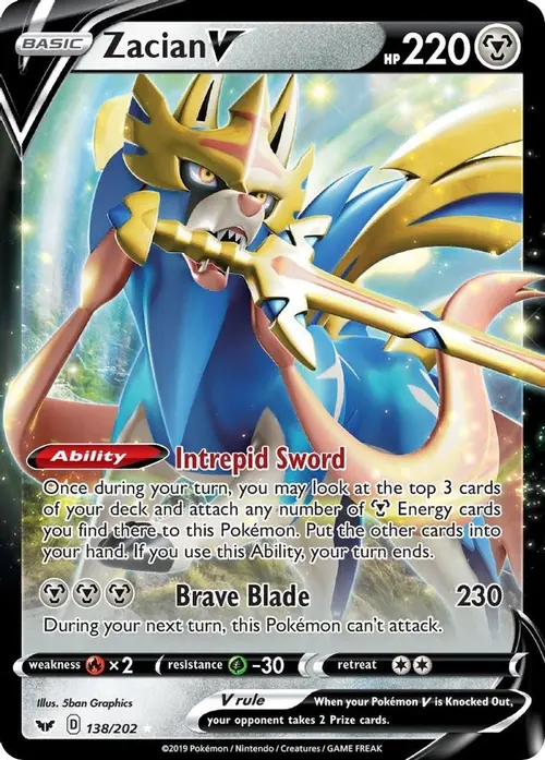 Zacian V card art