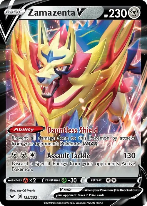Zamazenta V card art