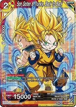 Son Goten & Trunks, Back to Back card art