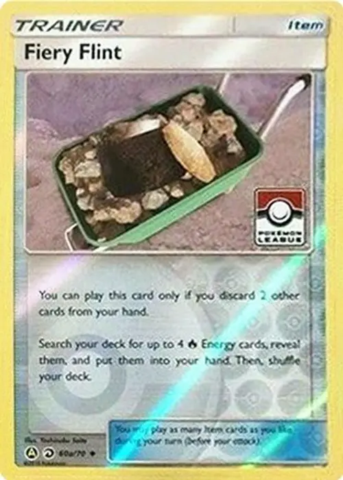 Fiery Flint - 60a/70 (Pokemon League) card art