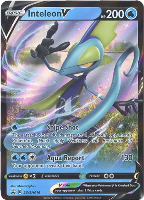 Inteleon V - SWSH016 card art