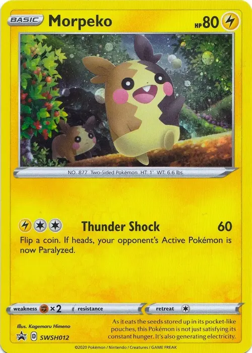 Morpeko - SWSH012 card art