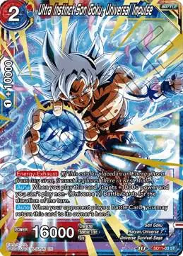 Ultra Instinct Son Goku, Universal Impulse card art