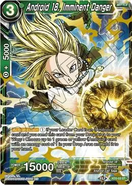 Android 18, Imminent Danger card art