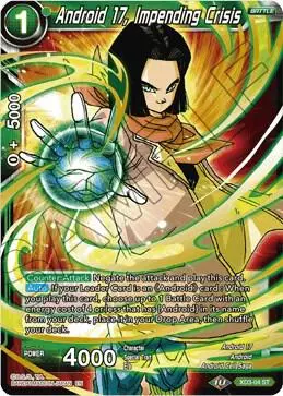 Android 17, Impending Crisis card art