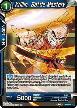 Krillin, Battle Mastery card art