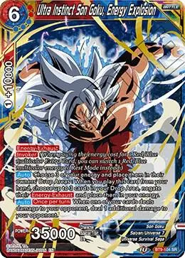 Ultra Instinct Son Goku, Energy Explosion card art