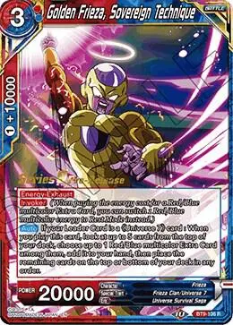Golden Frieza, Sovereign Technique card art