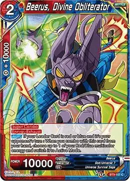 Beerus, Divine Obliterator card art