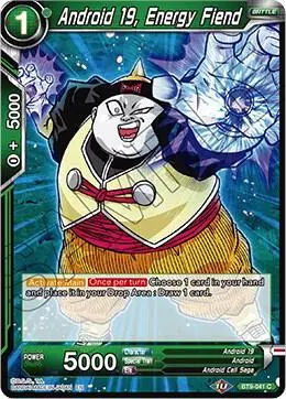 Android 19, Energy Fiend card art