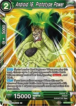 Android 16, Prototype Power card art