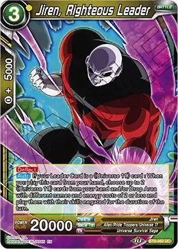 Jiren, Righteous Leader card art