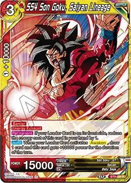 SS4 Son Goku, Saiyan Lineage card art