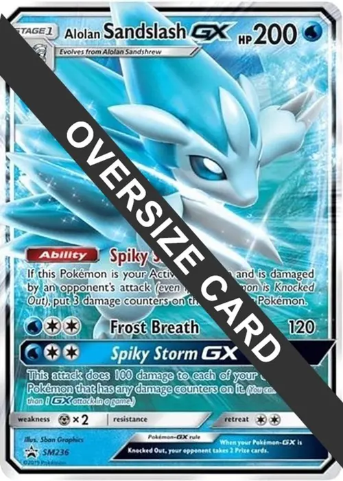 Alolan Sandslash GX - SM236 card art
