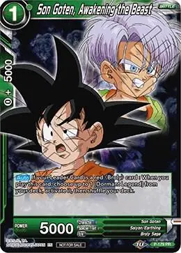 Son Goten, Awakening the Beast card art