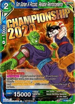 Son Gohan & Piccolo, Reliable Reinforcements card art