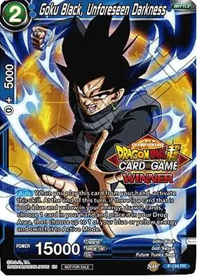 Goku Black, Unforeseen Darkness (Regional Championship 2020) card art