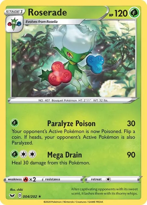 Roserade card art