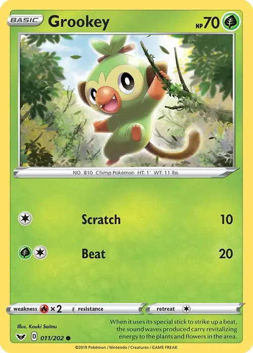 Grookey (011) card art